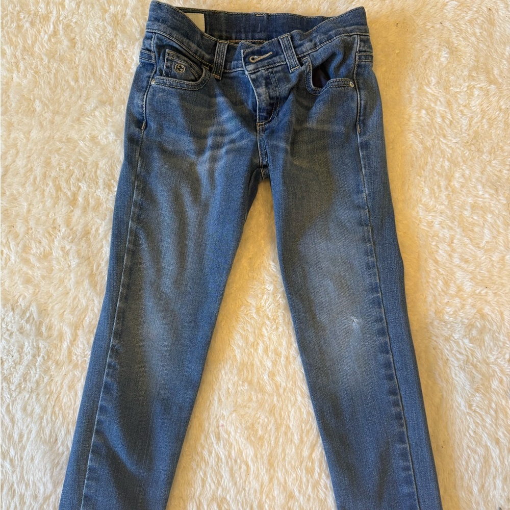 Gucci girl’s Skinny Jeans in Blue